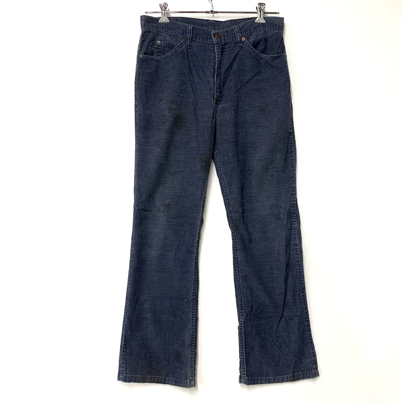 【中古品】【メンズ】 Levi\u0027s リーヴァイズジーンズ 517-1517 42 TALON USA製 CORDUROY FLARE PANTS コール天 太陽面爆発 ズボン下 ボトムス 157-260408-kh-14-izu 大きさ：33×34 色つや：米国海軍 生生世世Net店