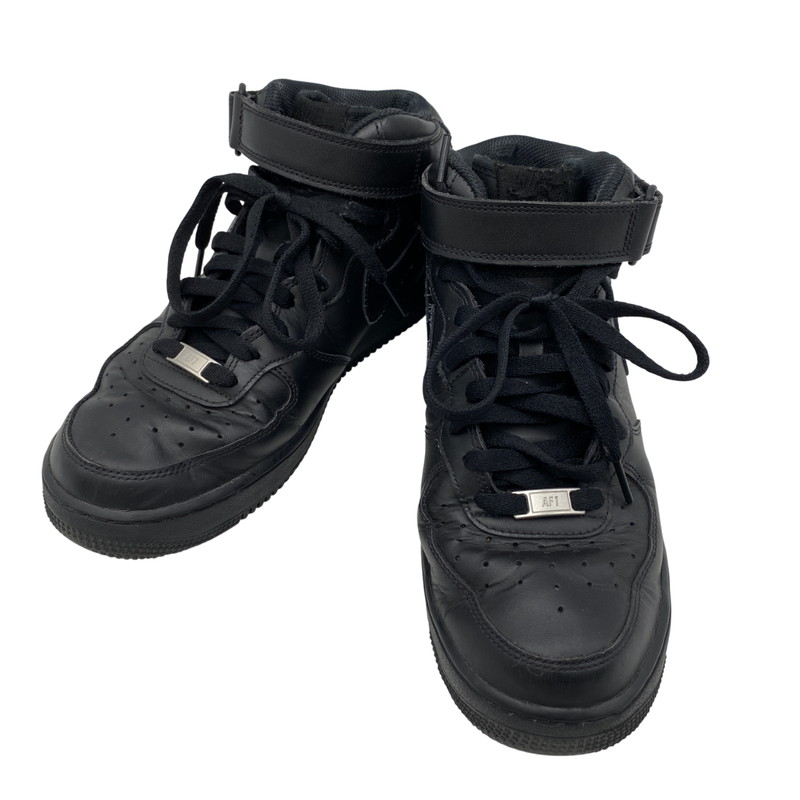 【中古品】【メンズ】 NIKE ナイキ CW2289-001 AIR FORCE エアフォース 1 MID ミッド 07 スニーカー シューズ 靴 164-260408-ya-02-izu サイズ：27.5cm カラー：BLACK/BLACK 万代Net店
