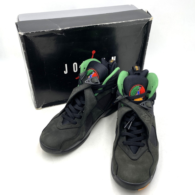 【中古品】【メンズ】 NIKE ナイキ 305381-004 AIR JORDAN 大気圏 ジョーダン 8 RETRO レトロ スニーカー シューズ 靴 160-260408-ya-01-izu 大きさ：29糎 色合い：BLACK/LIGHT CONCORD 未来永劫Net店