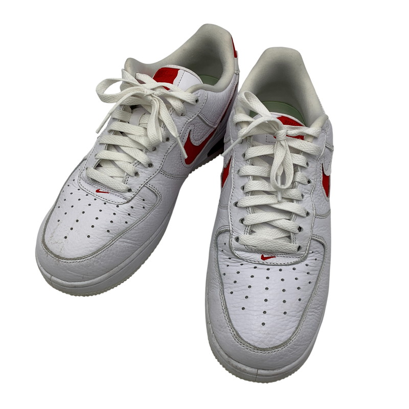 【中古品】【メンズ】 NIKE ナイキ HF3630-100 AIR FORCE 1 LOW EVO 大気圏 フォース 壱 置き目 エヴォ スニーカー シューズ 靴  160-260409-cs-25-izu 大きさ：27糎 色合い：WHITE/UNIVERSITY RED-SUMMIT WHITE 未来永劫Net店
