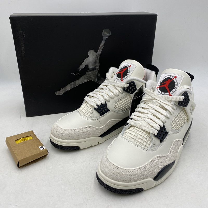【中古美品】【メンズ/レディース】 NIKE ナイキ IM4002-100 AIR JORDAN 4 エアジョーダン フォー スニーカー シューズ 靴 160-260413-cs-12-izu サイズ：26.0cm カラー：SAIL/BLACK-UNIVERSITY RED 万代Net店｜万代Net店
