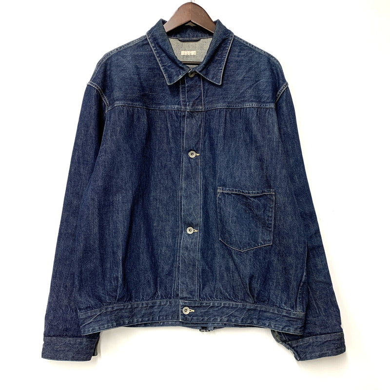 【中古品】【メンズ】  COMOLI コモリ V01-01001 22SS DENIM JACKET ジーンズ 上衣 アウター 140-260415-ya-01-izu 大きさ：4 色合い：インディゴ 未来永劫Net店
