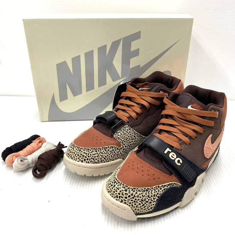 【中古品】【メンズ】 NIKE SB ナイキエスビー × ARTS REC アーツレック AIR TRAINER 1 QS IF0501-200 エア湖 調教師 1 QS スニーカー シューズ 靴 160-260416-as-03-izu 大きさ：27.5糎 色つや：LIMESTONE/PINK QUARTZ-EARTH 生生世世Net店