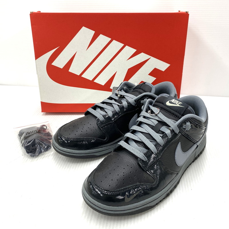 【中古品】【メンズ】 NIKE ナイキ DUNK LOW RETRO QS FZ3053-001 ダンク 置き目 レトロ QS スニーカー シューズ 靴 160-260416-as-02-izu 大きさ：27.5糎 色つや：OFF NOIR/COOL GREY-BLACK 生生世世Net店