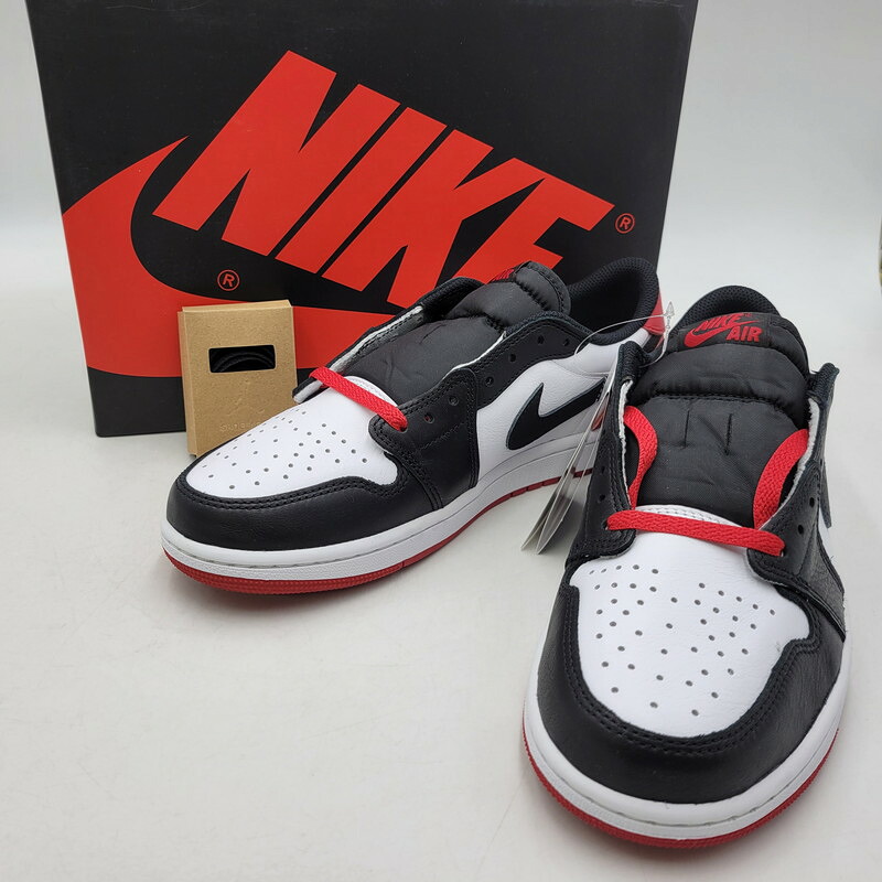 【中古美品】【メンズ】 NIKE ナイキ AIR JORDAN 1 RETRO LOW OG CZ0790-106 エア湖 ジョーダン 1 レトロ 置き目 OG スニーカー シューズ 靴 160-260417-as-06-izu 大きさ：27糎 色つや：WHITE/BLACK-VARSITY RED 生生世世Net店