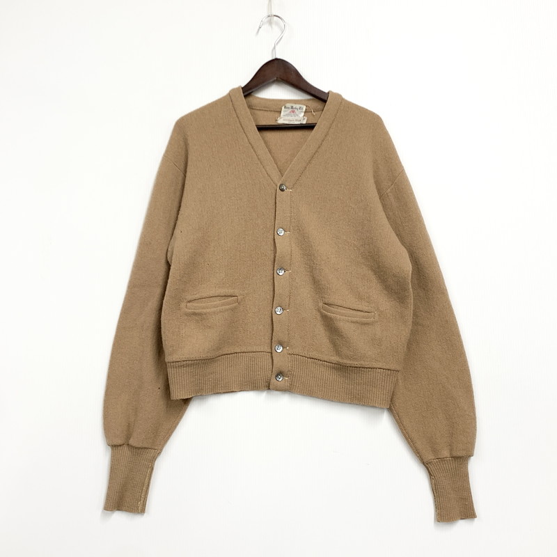 【現況乗り合い船品】【メンズ】  BONN MORLEY LTD ボン ジーメンスロバート・エドワード・リー リミテッド WOOL CARDIGAN 羊毛 ジレー トップス 長袖 146-260420-ya-12-izu 大きさ：44 色つや：BEIGE 生生世世Net店