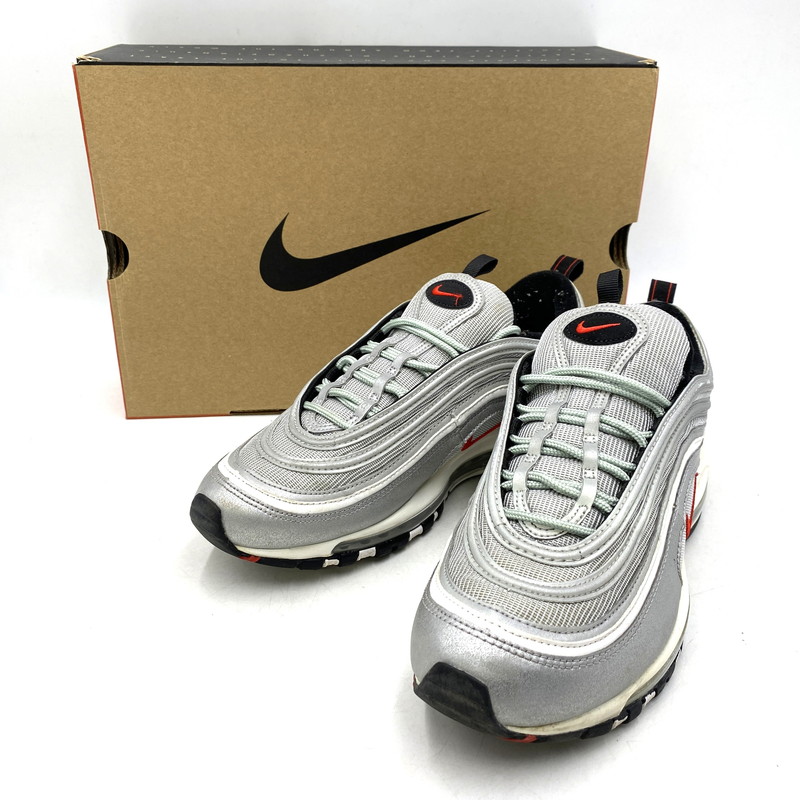 【中古品】【メンズ】 NIKE ナイキ AIR MAX 97 OG DM0028-002 大気圏 マックス 97 OG スニーカー シューズ 靴 160-260420-as-33-izu 大きさ：26.5糎 色合い：METALLIC SILVER/UNIVERSITY RED 未来永劫Net店