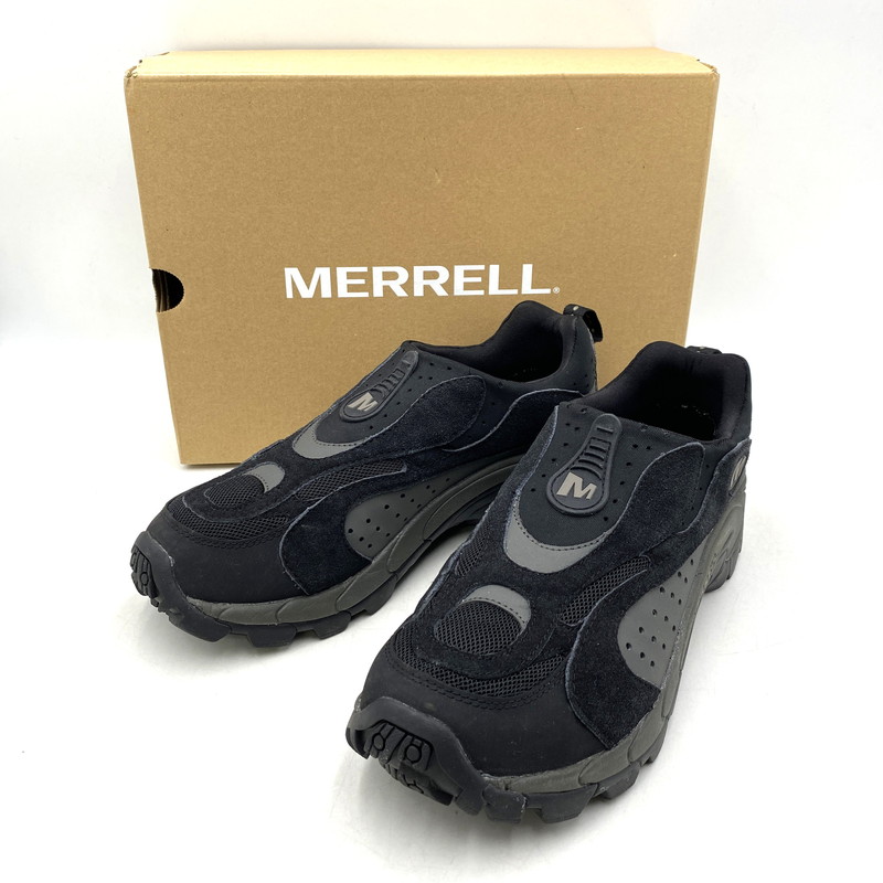 【中古品】【メンズ】  MERRELL メレル MOC SPEED STREAK EVO SE J006131 モックスピードストリークエボSE スニーカー シューズ 靴 162-260426-as-13-izu サイズ：28cm カラー：ブラック 万代Net店