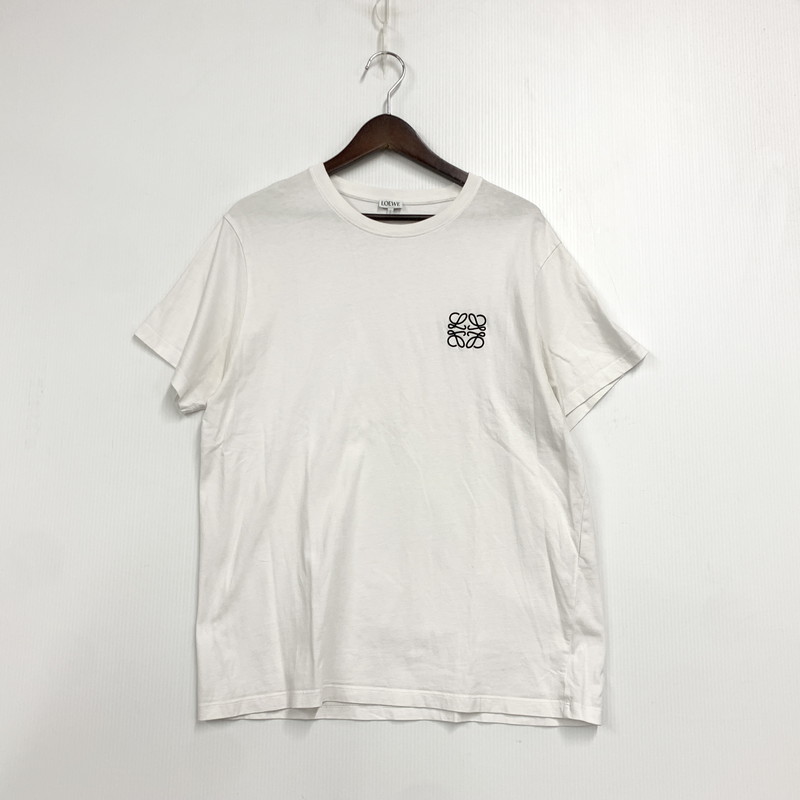 【中古品】【メンズ】  LOEWE ロエベ H526341XAI アナ瓦 S/S TEE 遊撃手捩り Ｔシャツ トップス 半袖 141-260427-ya-04-izu 大きさ：L 色つや：白いこと 生生世世Net店
