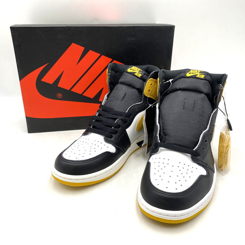【中古美品】【メンズ】 NIKE ナイキ 555088-1 AIR JORDAN エア ジョーダン1 RETRO LOW OG レトロ ロウ オージー スニーカー シューズ 靴 160-260503-ya-08-izu サイズ：27.5 カラー：SUMMIT WHITE/YELLOW OCHRE 万代Net店｜万代Net店