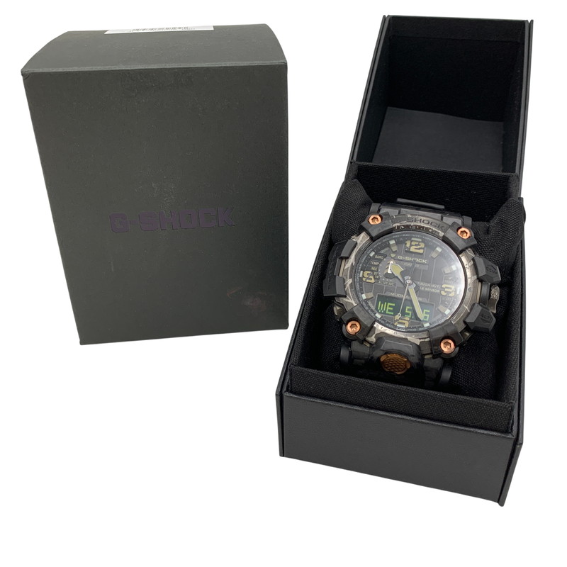 【中古品】【メンズ/レディース】  G-SHOCK ジーショック GWG-2000CR-1AJF MUDMASTER SOLAR DIGITAL WATCH マッドマスター ソーラー デジタル 御覧になる ウオッチ 時辰儀 196-260506-cs-03-izu 大きさ：61.2 × 54.4 × 16.1 粍 色つや：黒いこと系 生生世世Net店
