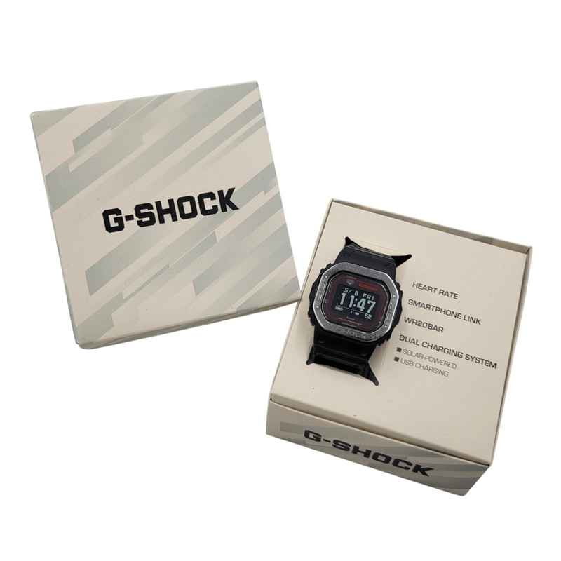 【中古品】【メンズ/レディース】  G-SHOCK ジーショック DW-H5600MB-1A4JR G-SQUAD ジースクワッド デジタル ウオッチ 時辰儀 196-260508-kh-11-izu 大きさ：51.1 × 44.5 × 16.6 粍 色つや：黒いこと 生生世世Net店