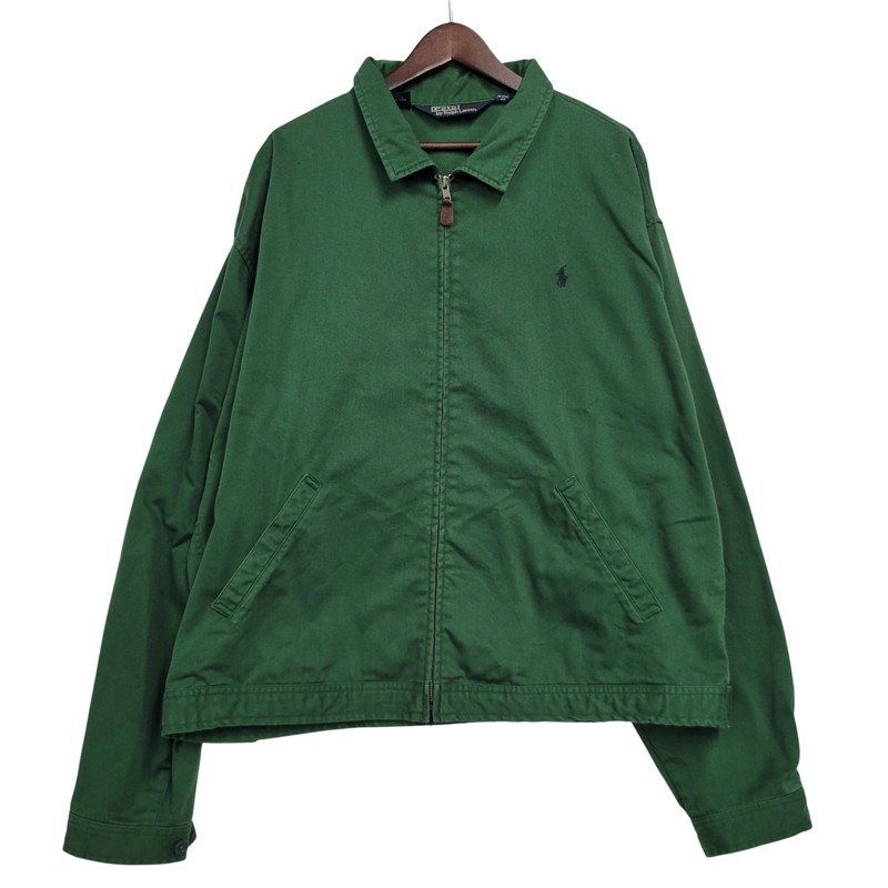 【中古品】【メンズ】 POLO BY RALPH LAUREN ポロバイラルフローレン 三角タグ タイ製 SWING TOP スウィングトップ アウター 146-260509-cs-19-izu サイズ:XXL カラー:グリーン 万代Net店|万代Net店