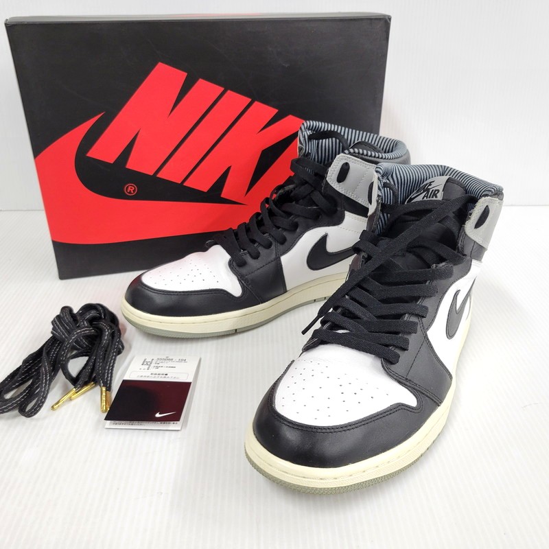 【中古品】【メンズ】 NIKE ナイキ AIR JORDAN 1 RETRO HIGH OG 555088-104 エアジョーダン1 レトロ ハイ OG スニーカー シューズ 靴 160-260511-as-05-izu サイズ：31cm カラー：WHITE/BLACK-WOLF GREY 万代Net店｜万代Net店