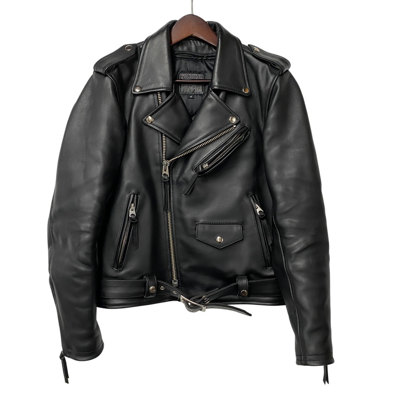 【中古品】【メンズ】 KADOYA カドヤ K'S LEATHER レザー DOUBLE RIDERS JACKET ダブルライダース ジャケット アウター 145-260512-ya-09-izu サイズ：S カラー：BLACK 万代Net店｜万代Net店 29,315円