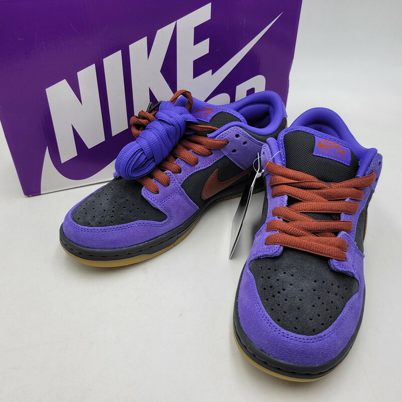 【中古美品】【メンズ】 NIKE SB ナイキエスビー DUNK LOW PRO HQ1625-500 ダンク ロー プロ スニーカー シューズ 靴 160-260512-as-38-izu サイズ：26.5cm カラー：PERSIAN VIOLET/CINNNAMON 万代Net店｜万代Net店
