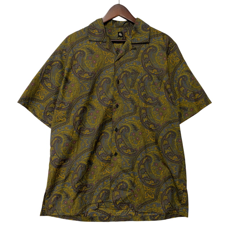 【中古品】【メンズ】 KAPTAIN SUNSHINE キャプテンサンシャイン KS20SSH06 OPEN COLLAR SS SHIRT オープン カラー ショートスリーブ シャツ トップス 141-260513-kh-07-izu サイズ：36 カラー：マルチ 万代Net店｜万代Net店