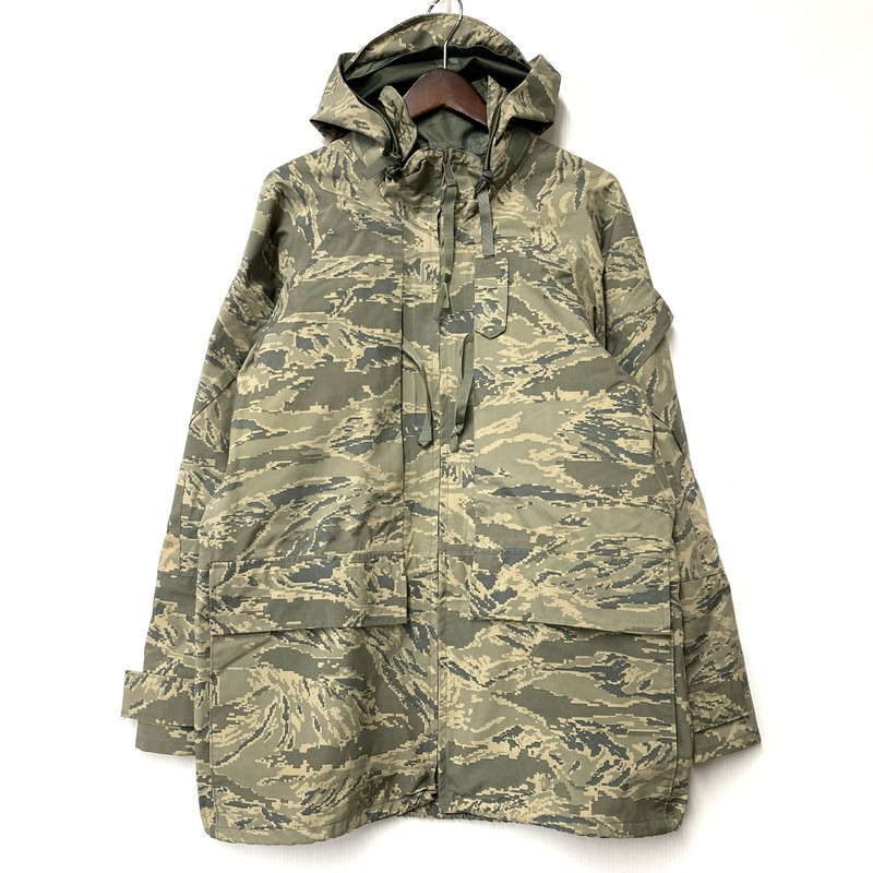 【中古品】【メンズ】 U.S AIR FORCE ユーエス・エアフォース 8415-01-547-3512 APECS エイペックス ABU DIGITAL TIGER GORE-TEX PARKA デジタル タイガー ゴアテックス パーカ アウター 146-260515-ya-08-izu サイズ：M-R カラー：マルチ 万代Net店｜万代Net店