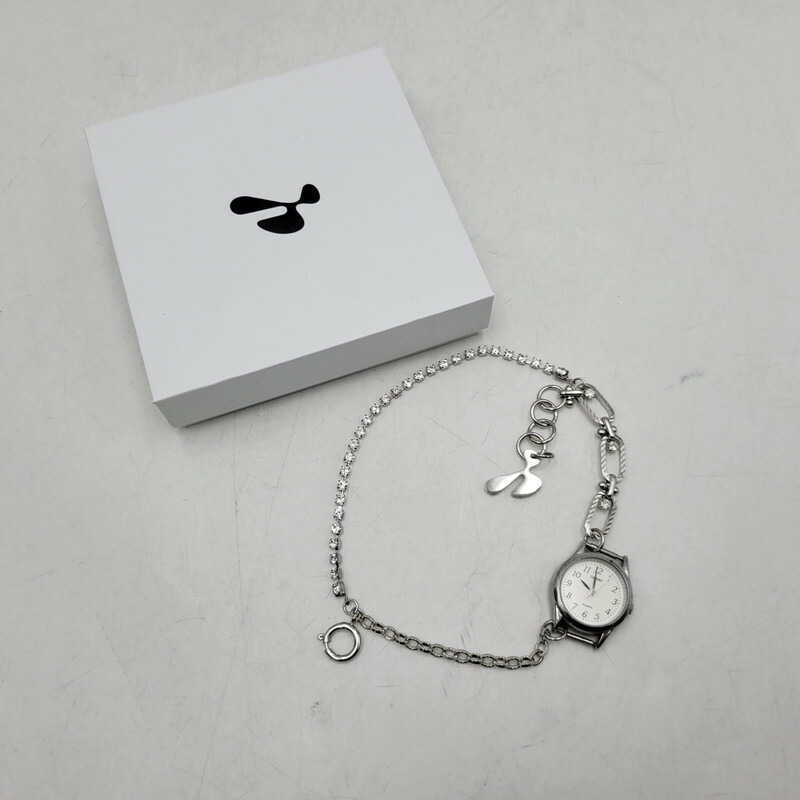 【中古品】【メンズ/レディース】  HIDAKA ヒダカ HDK-BR14 FUSION WATCH BRACELET 核融合反応 御覧になる 腕輪 付属物 192-260515-cs-08-izu 大きさ：os 色つや：しろがね色 生生世世Net店