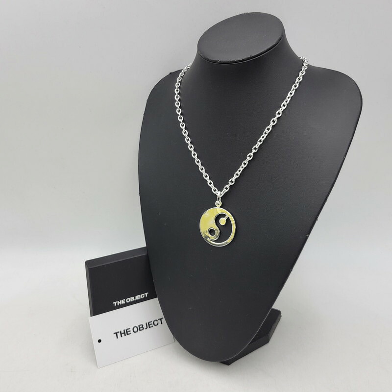 【中古品】【メンズ/レディース】  THE OBJECT ザ 目的語 TO-HKG-24014 YIN-YANG SYMBOL NECKLACE 陰陽符帳 頸飾り 添え物 192-260515-cs-13-izu 大いさ：F 色合い：しろがね色 生生世世Net店