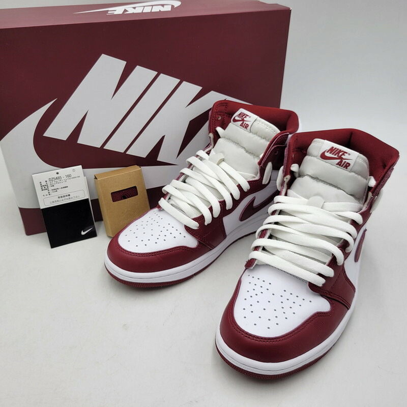 【中古美品】【メンズ】  NIKE ナイキ DZ5485-160 AIR JORDAN 1 RETRO HIGH OG エア湖 ジョーダン 一 レトロ ご機嫌 底抜け騒ぎ スニーカー シューズ 靴 160-260515-cs-16-izu 大きさ：26.5糎 色つや：WHITE/TEAM RED 生生世世Net店
