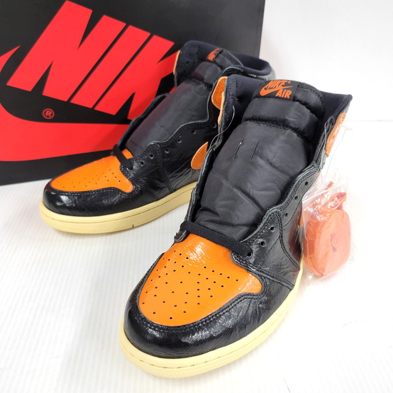 【中古美品】【メンズ】  NIKE ナイキ AIR JORDAN 1 RETRO HIGH OG 555088-028 エアジョーダン 1 レトロ ご機嫌 OG スニーカー シューズ 靴 160-260519-as-09-izu 大きさ：28糎 色つや：BLACK/STARFISH-PALE VANILLA 生生世世Net店