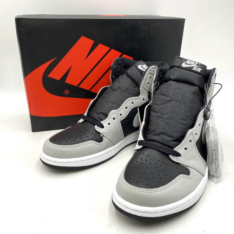 【中古美品】【メンズ】  NIKE ナイキ 555088-035 AIR JORDAN 1 HIGH OG エア湖 ジョーダン 一 ご機嫌 底抜け騒ぎ スニーカー シューズ 靴 160-260520-cs-05-izu 大きさ：27糎 色つや：BLACK/LIGHT SMOKE GREY-WHITE 生生世世Net店
