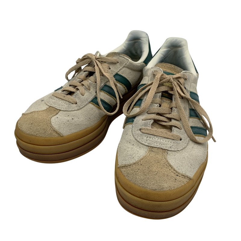 【中古品】【メンズ】  ADIDAS アディダス ID7056 WOMEN\u0027S GAZELLE ウィメンズ ガゼル  スニーカー シューズ 靴 162-260521-ya-04-izu 大いさ：26.5糎 色合い：White / Collegiate Green / Magic Beige 生生世世Net店