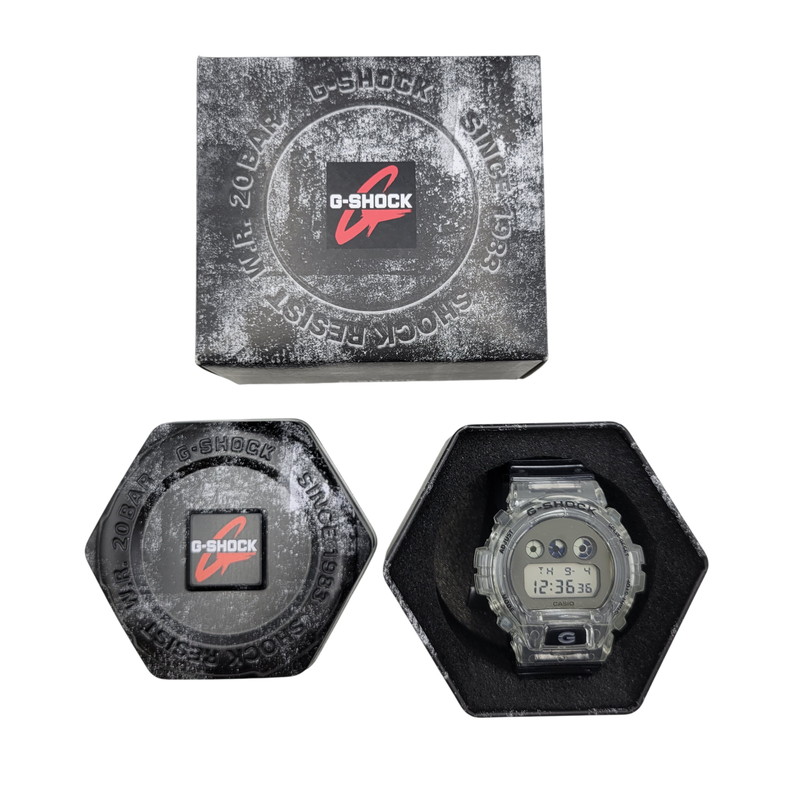 【中古美品】【メンズ/レディース】  G-SHOCK ジーショック DW-6900SK-1 ウオッチ 196-260527-as-07-izu 色つや：読みやすい×黒いこと 生生世世Net店
