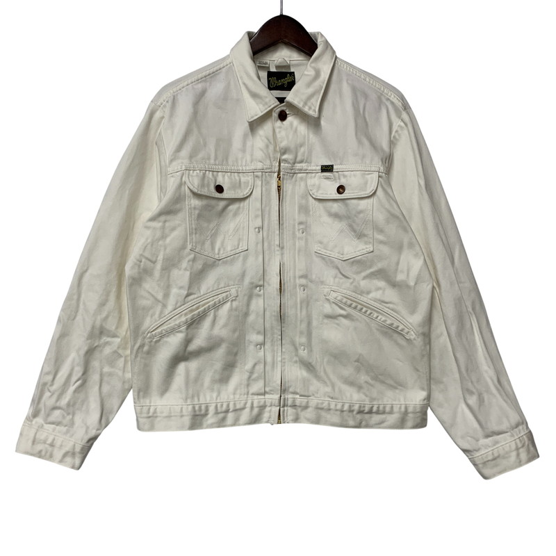 【中古品】【メンズ】  WRANGLER ラングラー WU0024 24MJZ DENIM JACKET ジーンズ 上衣 アウター 147-260528-ya-17-izu 大きさ：M（38） 色合い：WHITE 未来永劫Net店