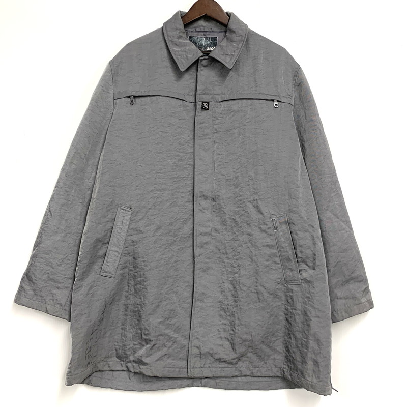【中古品】【メンズ】  NEIGHBORHOOD ネイバーフッド GIMMICK NYLON COAT 仕掛け ナイロン 厚地の外套 アウター 142-260530-kh-14-izu 大きさ：L 色つや：薄墨色 生生世世Net店