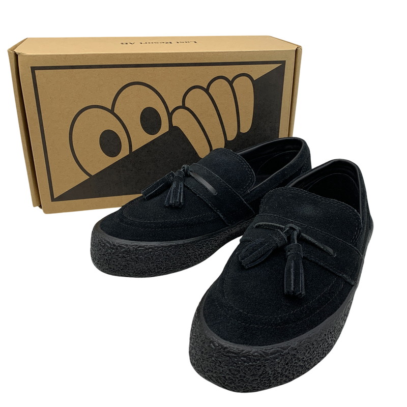 【中古品】【レディース】  LAST RESORT AB 挙げ句のはて溜まり場 エービー VM005 SUEDE LOAFER スエードクロス 置き目毛皮 スニーカー 靴 166-260530-kh-05-izu 大いさ：24 色合い：黒いこと 生生世世Net店