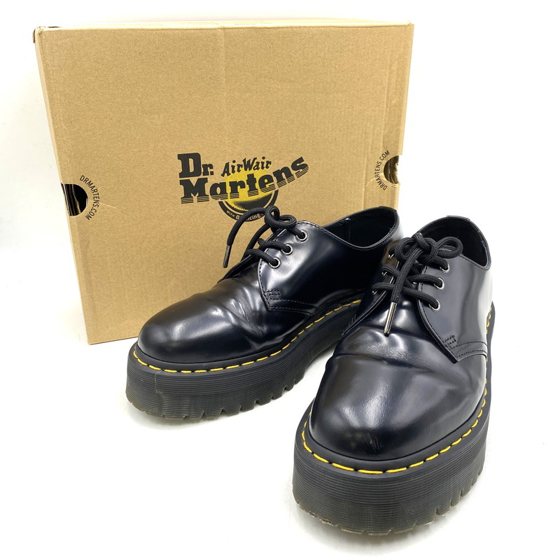 【中古品】【メンズ】  Dr.Martens 御医者さんマーチン 1461 QUAD 3 HOLE SHOES 3 大広間 シューズ 靴 164-260602-as-09-izu 大きさ：UK9 色合い：黒いこと 未来永劫Net店