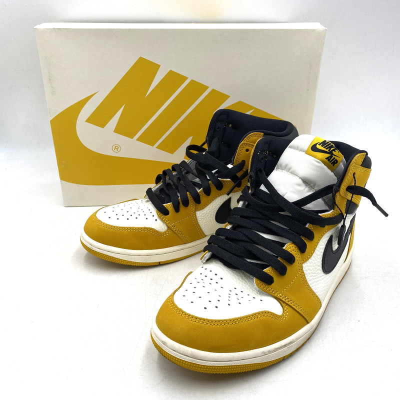 【中古品】【メンズ】  NIKE ナイキ AIR JORDAN 1 RETRO HIGH OG DZ5485-701 エアジョーダン 1 レトロ ご機嫌 OG スニーカー 靴 160-260602-as-08-izu 大きさ：26.5糎 色つや：YELLOW OCHRE/BLACK-SAIL 生生世世Net店