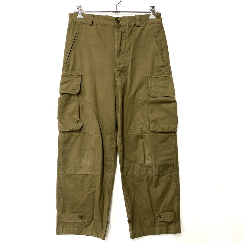 【中古品】【メンズ】  FRENCH ARMY フレンチアーミー 後期型 M-47 CARGO PANTS 積貨委託貨物 ズボン下 ボトムス ズボン 157-260603-cs-13-izu 大きさ：43 色つや：カーキ 生生世世Net店