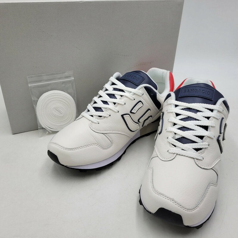 【中古美品】【メンズ】 Sangacio サンガッチョ LOW CUT SNEAKERS "TRICOLOR" ローカット スニーカー トリコロール シューズ 靴 162-260603-ay-08-izu サイズ：26.5cm カラー：マルチカラー 万代Net店｜万代Net店