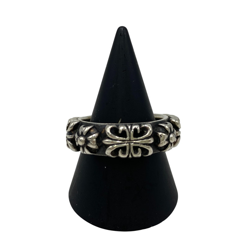 【現況乗り合い船品】【メンズ】  A\u0026G エーアンドジー 925 CROSS MOTIF RING はりつけ台 動機 輪っか 指環 添え物 192-260609-cs-07-izu 色合い：しろがね色 生生世世Net店