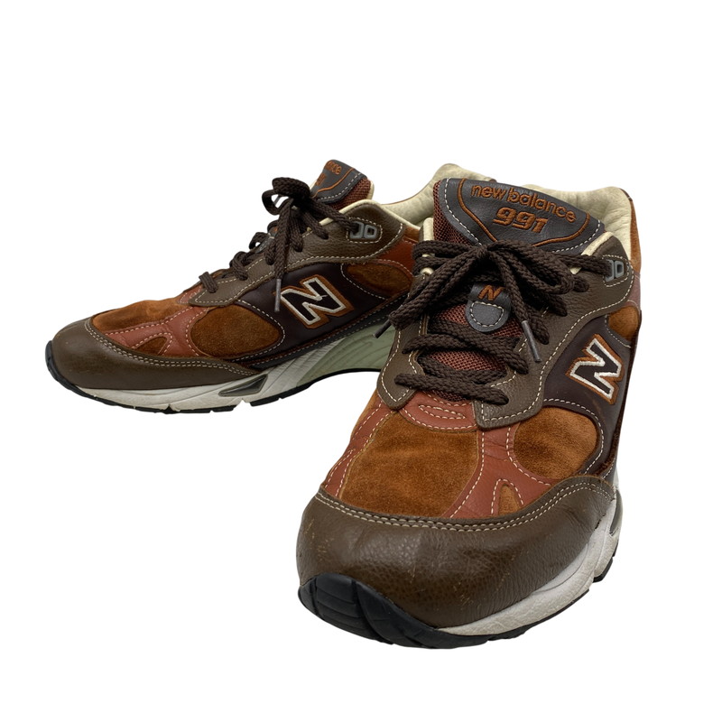 【現状渡し品】【メンズ】 NEW BALANCE ニューバランス イングランド製 M991BTG スニーカー シューズ 靴 162-260609-cs-05-izu サイズ:UK 10 カラー:ブラウン 万代Net店|万代Net店