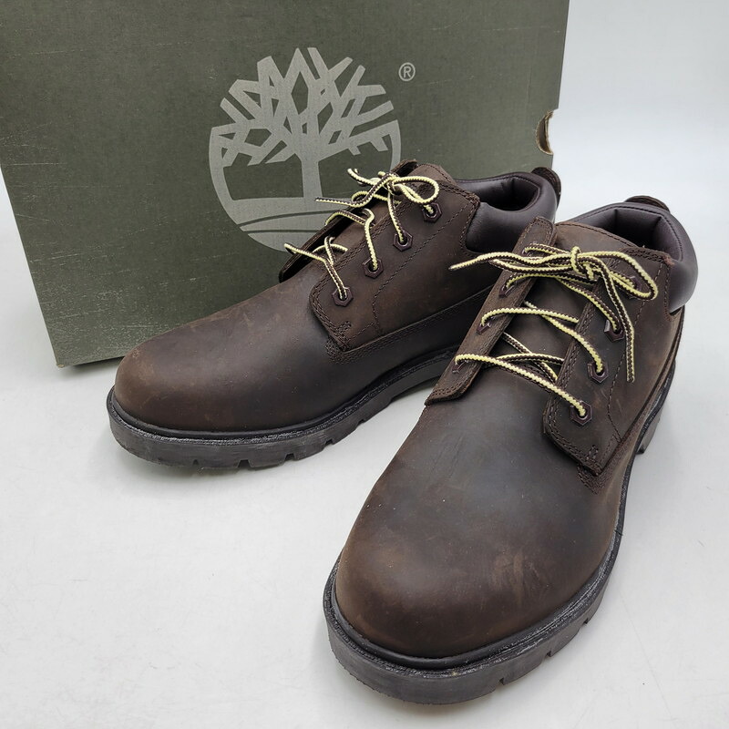 【中古品】【メンズ】  TIMBERLAND ティンバーランド 39580 ベーシック 第一義的 OX BRN BRN シューズ 靴 164-260611-ya-07-izu 大きさ：27.5糎 色合い：赤銅色 未来永劫Net店
