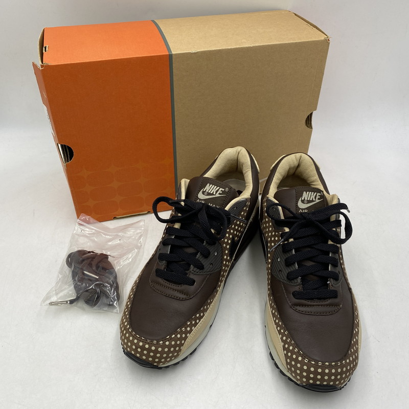 【中古品】【メンズ】  NIKE ナイキ 313093-201 AIR MAX 90 FOOTPATROL 大気圏 マックス 90 フットパトロール スニーカー 靴 160-260611-kh-11-izu 大きさ：27.5 色合い：赤銅色 未来永劫Net店