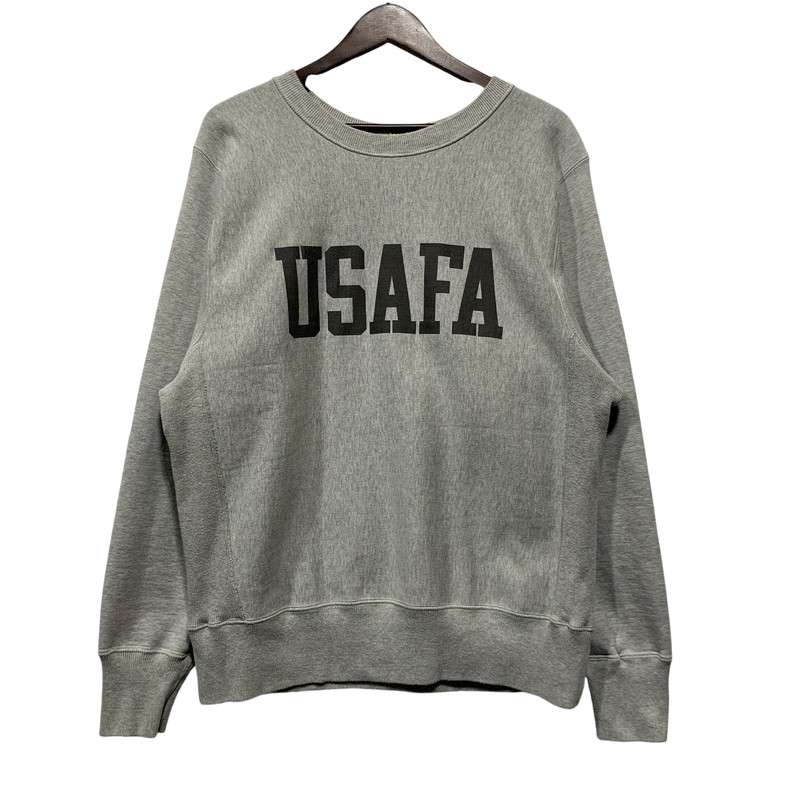 【中古品】【メンズ】 WAREHOUSE ウエアハウス USAFA REVERSE WEAVE SWEATSHIRT リバースウィーブ スウェットシャツ トレーナー 145-260629-as-05-izu サイズ:L カラー:グレー 万代Net店|万代Net店
