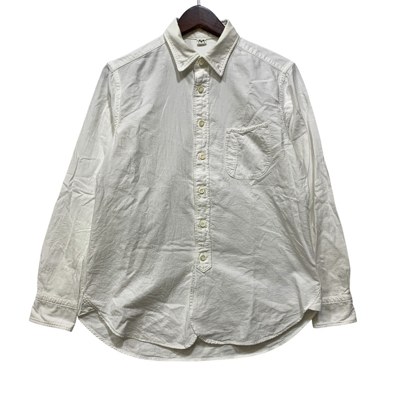 【中古品】【メンズ】 45R フォーティーファイブアール 51130144 ダブルガーゼの908ローファーシャツ トップス 145-260701-kh-19-izu サイズ:2 カラー:ホワイト 万代Net店|万代Net店