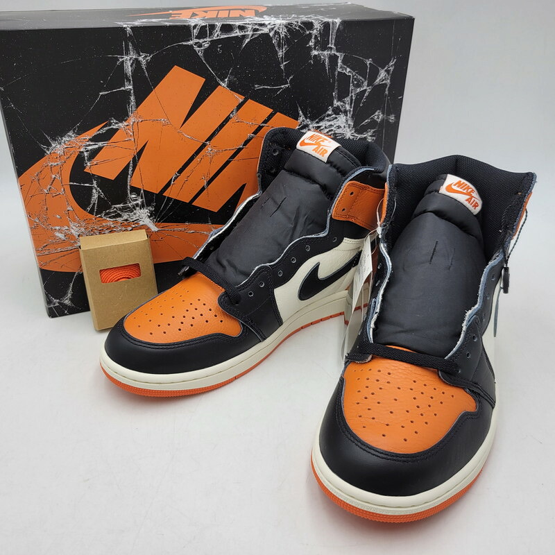 【中古美品】【メンズ】 NIKE ナイキ AIR JORDAN 1 RETRO HIGH OG "SHATTERED BACKBOARD" (2025) DZ5485-008 エアジョーダン 1 レトロ ハイ OG スニーカー シューズ 靴 160-260706-ay-04-izu サイズ：28cm カラー：BLACK/BLACK-SAIL STARFISH 万代Net店｜万代Net店