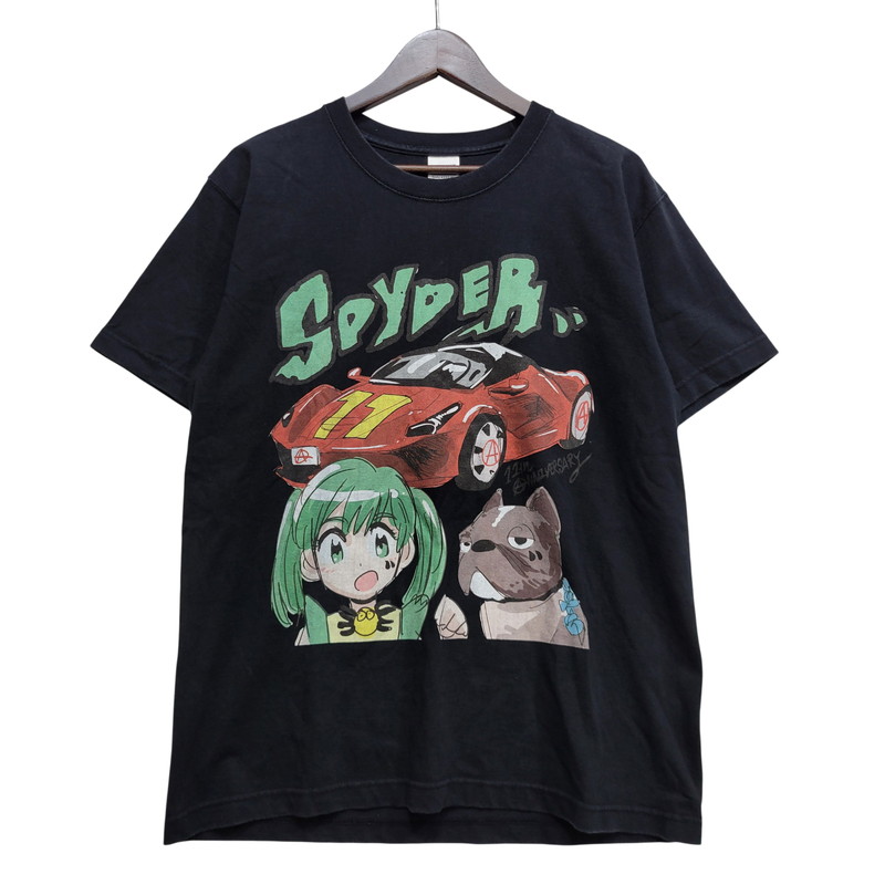 【中古品】【メンズ】 SPYDER スパイダー &times; INAGAWA JUN イナガワ ジュン SPECIAL COLLABORETION 11TH ANNIVERSARY TEE アニバーサリー Tシャツ トップス 147-260716-kh-25-izu サイズ：L カラー：ブラック 万代Net店｜万代Net店