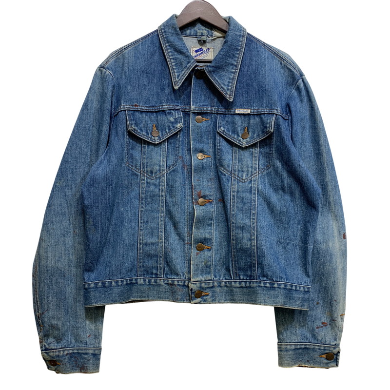 【現状渡し品】【メンズ】 WRANGLER ラングラー フラッグタグ USA製 DENIM JACKET デニム ジャケット アウター 146-260726-kh-20-izu カラー：インディゴ 万代Net店｜万代Net店