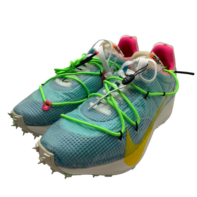 【中古美品】【メンズ】  NIKE CD8178-400 Off-White × Nike Women\u0027s Vapor Street \"Sky Blue\"" 0 象牙色 × ナイキ ウィメンズ ヴェイパーストリート \""天の原青色\"" スニーカー (fuz) 160-260524-gm-15-kit 大きさ：WMNS28.5糎 色合い：青色 未来永劫Net店"