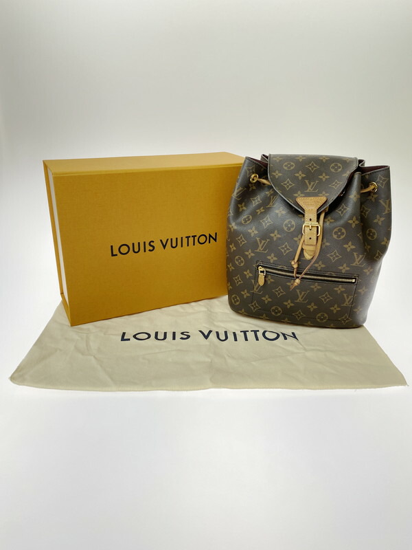 【中古品】【レディース】 LOUIS VUITTON ルイ・ヴィトン M43431 モノグラム モンスリMM リュック バッグ 鞄 シリアルナンバーSP0138 179-240111-ab-10-min カラー：ブラウン系 万代Net店
