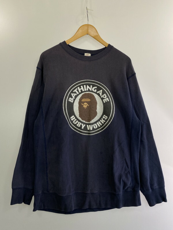 【即購入OK】A BATHING APE スウェット サイズXL ネイビー A Bathing Ape トレーナー XL ネイビー