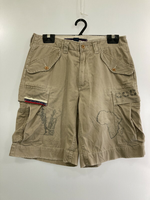 Polo by Ralph Lauren ギミックカーゴショーツ　ブラウン　36 楽天市場】【中古】POLO RALPH LAURENカーゴショーツ ハーフ