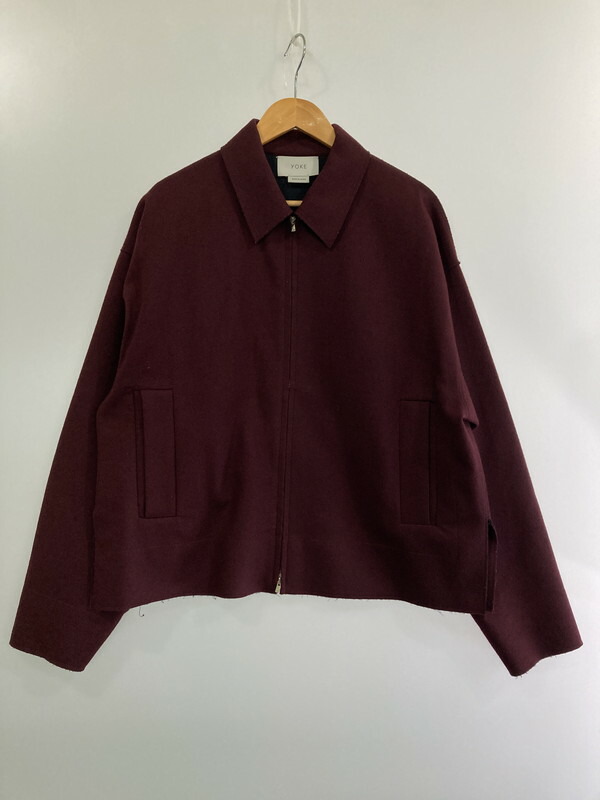 楽天市場】YOKE 新品 COVERED JACKET ノーカラーダブルブレスト